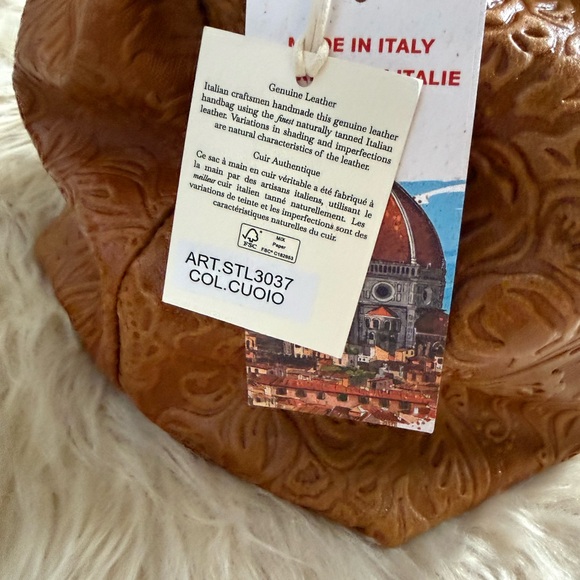 NWT Isadora Genuine Italian Leather Tote Bag Purse - Picture 3 of 13